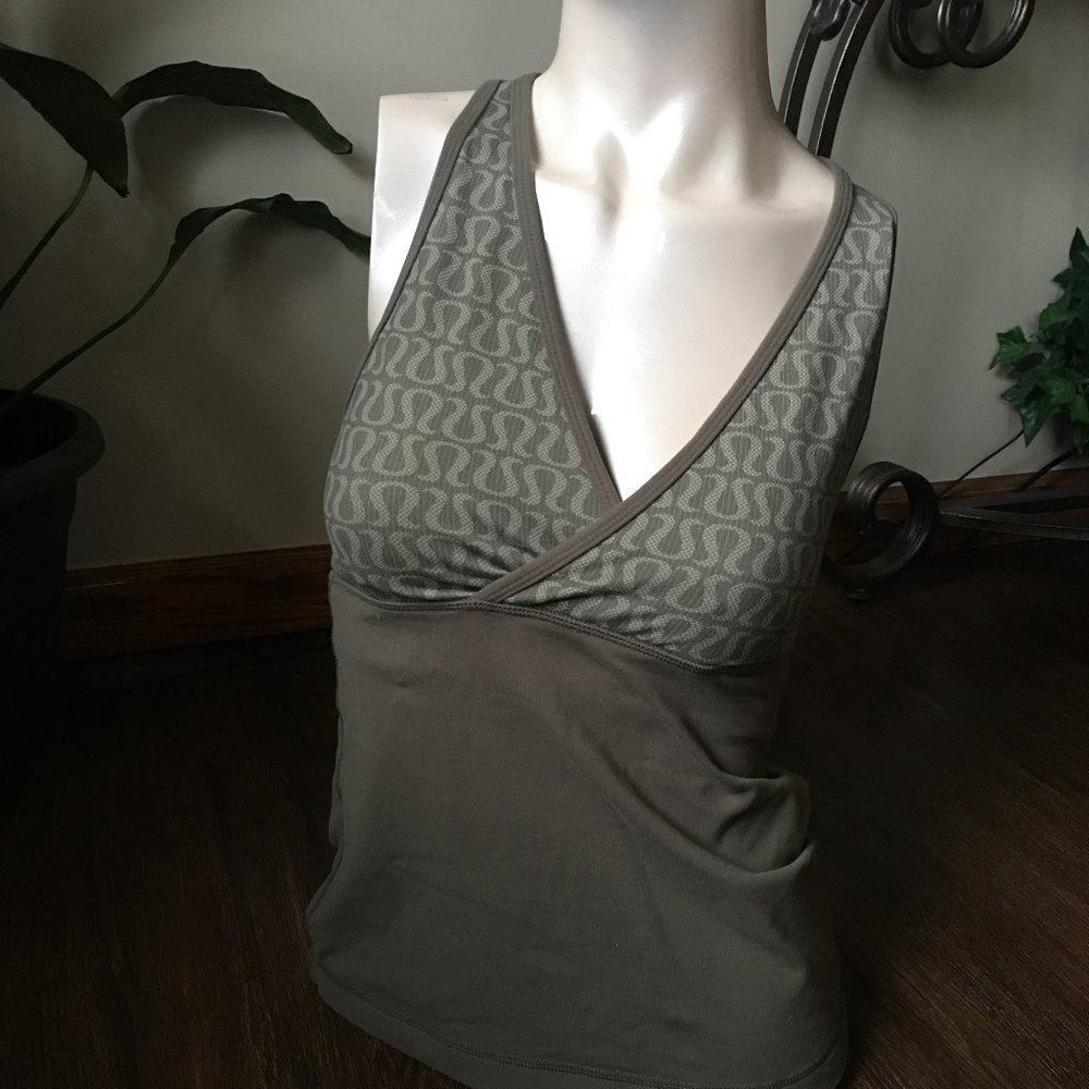 Lululemon Fabric and Mesh Tank Top